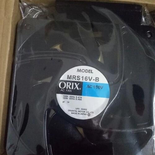 Original ORIXx Fan MRS16V-B 40W.AC100V,0.47A，160X160X55 COOLING FAN 6 MONTHS WARRANTY