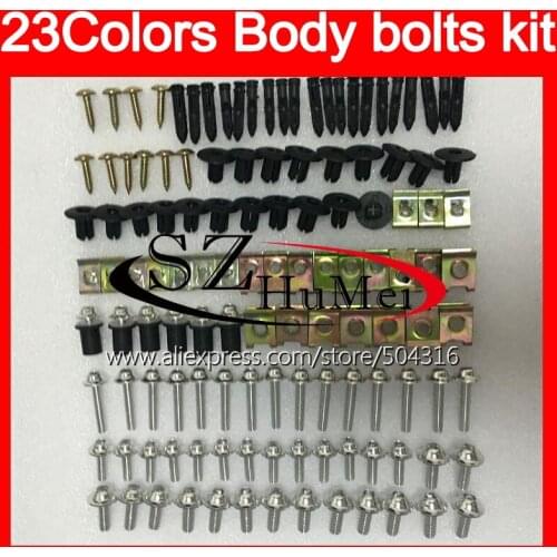 Fairing bolts full screw kit For HONDA CBR600F4i 04 05 06 07 CBR600 F4i 600 F4i 2004 2005 2006 2007 Windscreen bolt screws Nuts