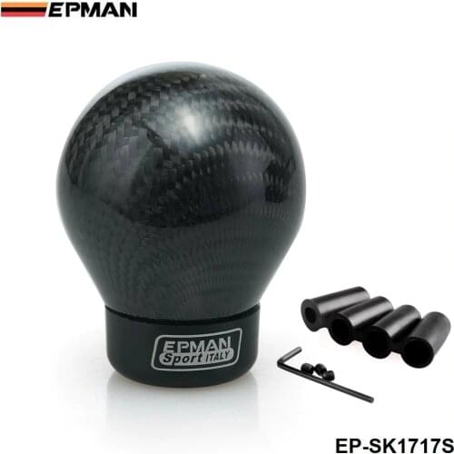 Real Carbon Fiber Gear Shift Knob Aluminum Shift Knob for Honda and for Acura For Honda Civic EK EM Jdm 99-00 AF-SK1717S