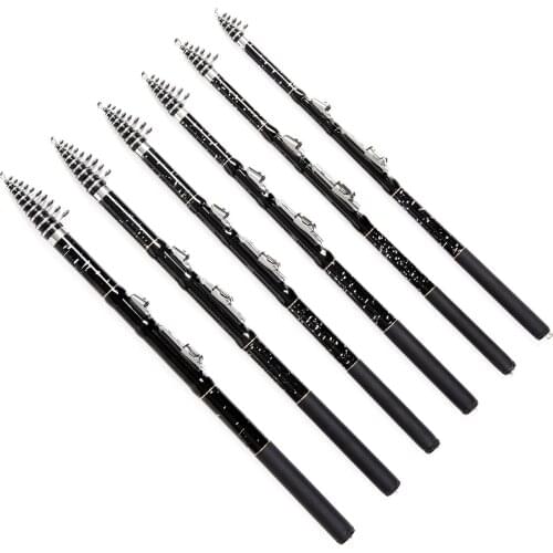 1.8m / 2.1m / 2.4m / 2.7m / 3.0m Telescopic Rock Carp Fishing Rod Ultra Short Carbon Fiber Surf Spinning Pole