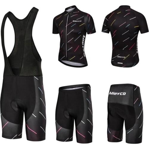 Bike Cycling Jersey Set Short Sleeve Anti-UV Clothes Bike Team Racing Mtb Accessoires Mens Tracksuit For Bicycle Sportswear