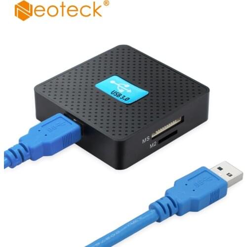 High-speed USB 3.0 All in One Multi Memory Card Reader for SD CF Micro SD SDHC SDXC MMC Support MS Windows 10