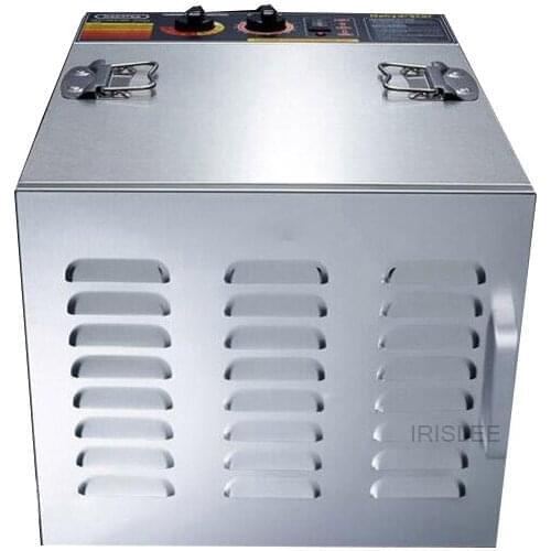 10 Trays Food Dehydrator Snacks Dehydration Dryer Fruit Vegetable Herb Meat Drying Machine Stainless Steel220V 1000W