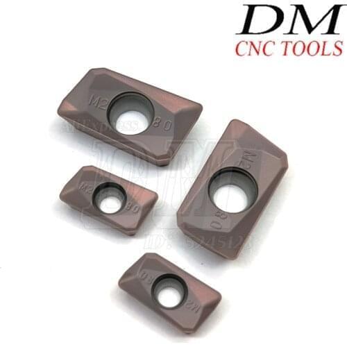 10pcs APMT1135PDER APMT1604PDER-M2 Carbide Square Shoulder Milling Cutter Right Angle Milling Insert Milling Attachment