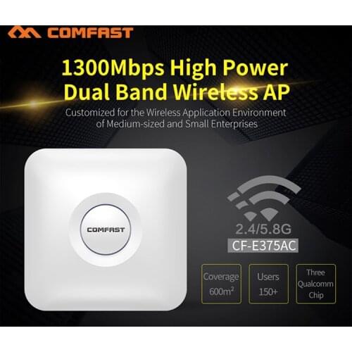1300Mbps Gigabit 2.4/5.8GHz High Power Dual Band Wireless Ceiling AP WiFi Access Point Indoor wifi AP Router Signal Amplifier