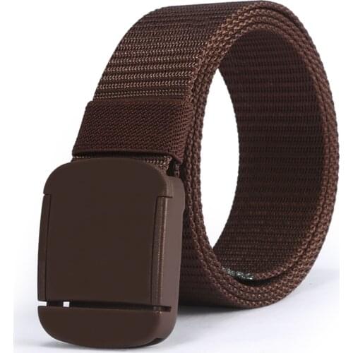 ANPUDUSEN Plastic Buckle Nylon Military Tactical Belts For Men Casual Waistband Braided Woven Straps Dropshing