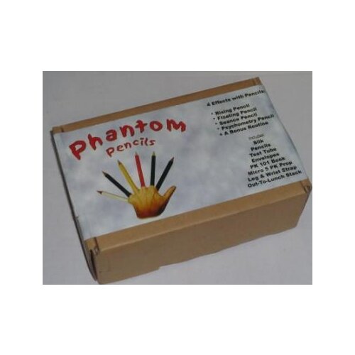 Free Shipping! Phantom Pencils - Magic Tricks,Gimmick,Mentalism Magic,Stage,Floating,Close Up,Illusions,Classic,Super Effect