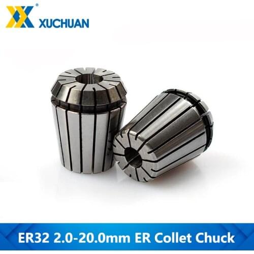 ER Collet Chuck 2.0-20mm CNC Router Holder Spring Collet Clamp For Milling Holder Engraving Machine Spindle Motor Spring Collet