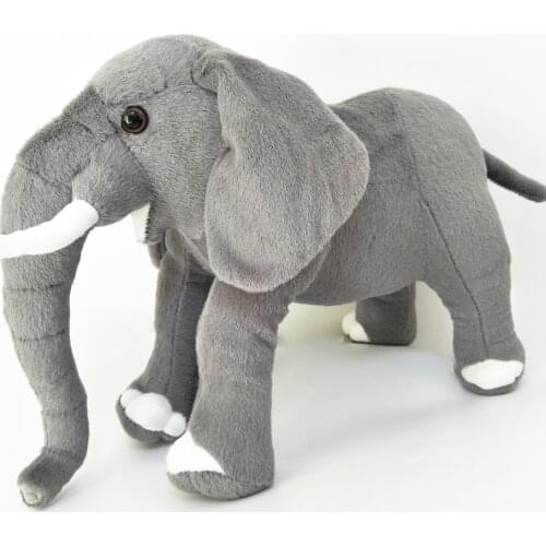 BOLAFYNIA Children plush toy big size elephant baby kids stuffed toy simulation elephant doll