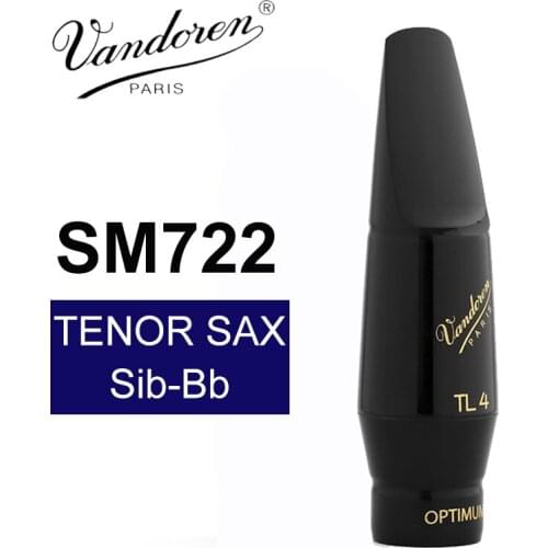France Vandoren SM722 TL4 Optimum Series Tenor Saxophone Mouthpiece / Tenor Sib-Bb Sax Mouthpiece