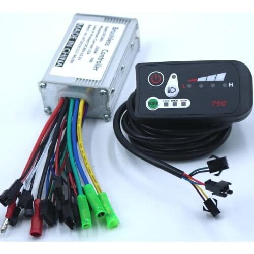 GREENTIME High Quality 36V 250W E-bike Brushless Motor 790 Controller BLDC Motor Driver+790LED display