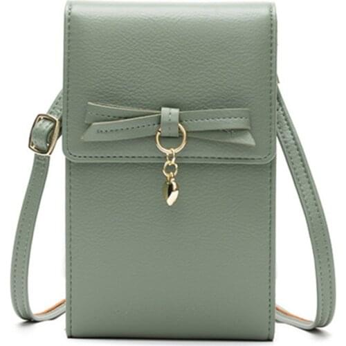 PU Leather Mobile Phone Bag Women Large Capacity Long Magnetic Button Coin Purses Retro Wallet Female Money Credit Card Holder