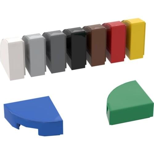 BuildMOC Compatible Assembles Particles 25269 1x1 1/4 For Building Blocks Parts DIY LOGO Educational Tech Parts Toys