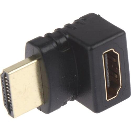 Hot 270 Degree HDMI Adapter Male To Female L-type Supports 3D Ethernet Support Audio Return Channel for 1080p TV HDTV 99 XR649