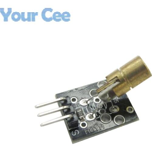 5V Transmitter Laser Sensor Module 6mm 5V 5mW 650nm Red Laser Dot Diode Copper Head for Arduino Transducer Source Wavelength
