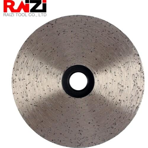 Raizi 4 inch/100 mm Continuous Cup Wheels For Granite Marble Stone Metal Bond Abrasive Diamond Grinding Wheel C M F Honing Disc