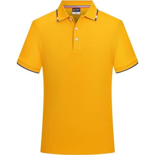 The new lapel polo shirt short sleeve T-shirt for men and women