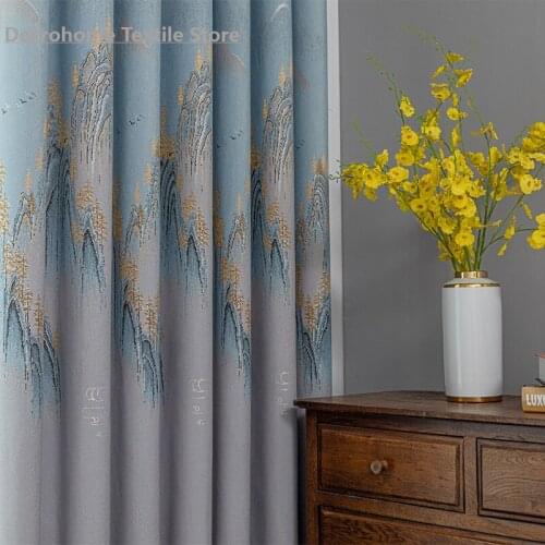 New Products Modern and Simple Thickened Cotton-linen Blackout Curtains, One Leaf, Living Room Bedroom Study Room Shade Curtains