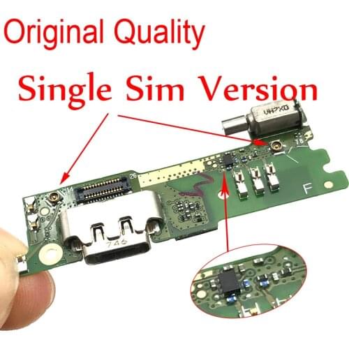 New USB Charging Port Flex Cable For SONY Xperia XA1 G3121 G3125 G3112 Dock Charger Connector Board with Vibrator