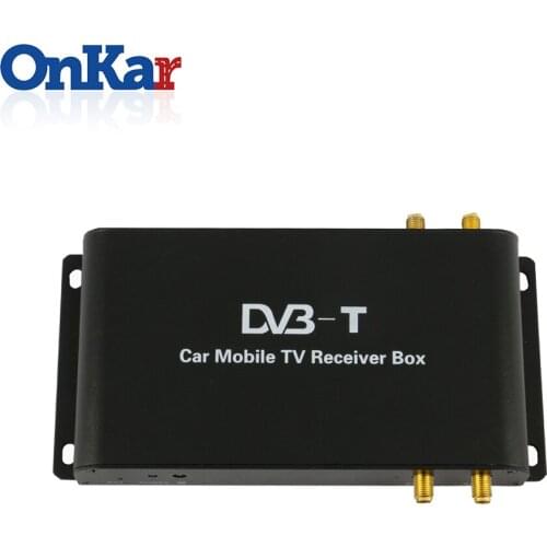 ONKAR DVB-T Digital TV Box 4 Antennas HD support high speed up to 180km/h mobile signal receiving