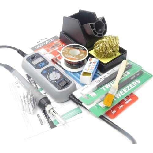 YIHUA 908D 220V 65W Heated iron LED Digital Display Soldering Station Iron High temperature resistant silicone line