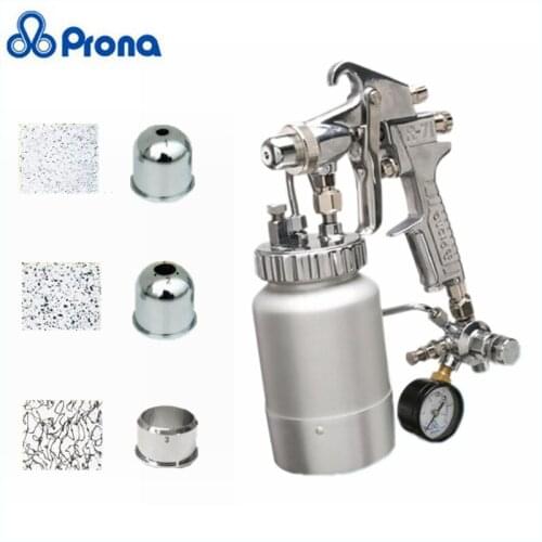 Professional Dishevel Spray Gun Muticolor Painting Pistol Pneumatic Tools Decoration Paint Spray Guns SGD-71 Pressurized Tank