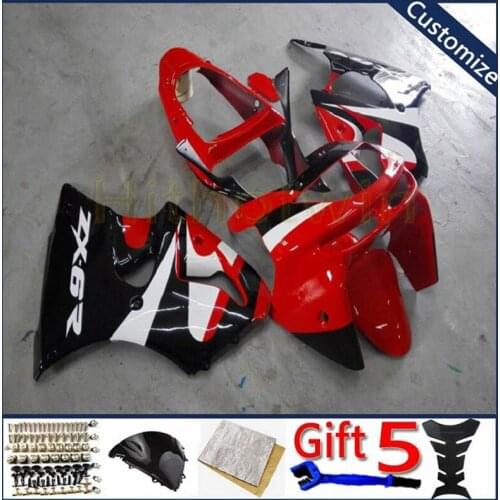 Motorcycle plastic cover For ZX-6R 1998 1999 ZX 6R 98 99 ZX6R ABS plastic motorcycle Fairing hull red