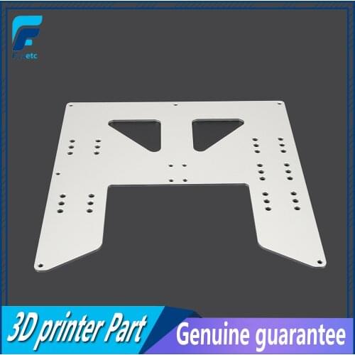 Prusa I3 Anet A8 A6 3D Printer Upgrade Y Carriage Anodized Aluminum Plate For A8 Hotbed Support For Prusa I3 Anet A8 3D Printers