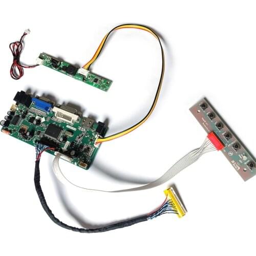 Fit LM215WF3/LM215WF4 VGA DVI matrix 1920*1080 LVDS 30 Pin 60Hz WLDE M.NT68676 monitor controller drive board DIY kit