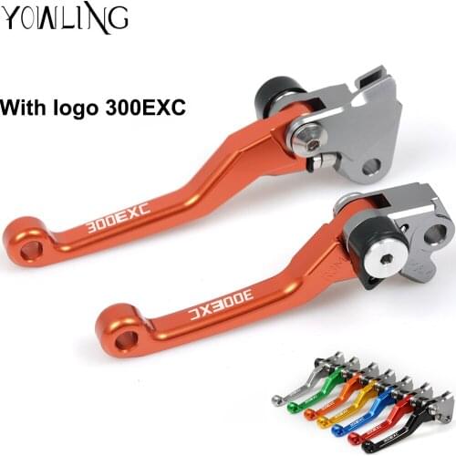 Motocross Dirt bike Pit bike CNC Pivot Foldable Clutch Brake Lever For 300 EXC 300EXC 2014 2015 2016 2017 2018