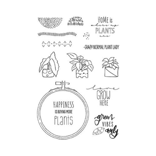 Plants stamp Clear Stamp for Scrapbooking Transparent Silicone Rubber DIY Photo Album Decor 510