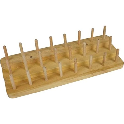 Riverruns Fly Tying Thread Spool Stand Nature Wood Spool Station Hand Made