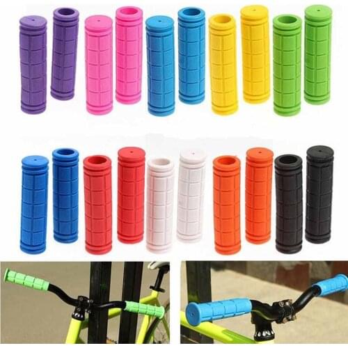Rubber Bike Handlebar Grip Cover BMX MTB Mountain Bicycle Handles Anti-skid Bicycles Bar Grip Fixed Gear Bicycle Parts