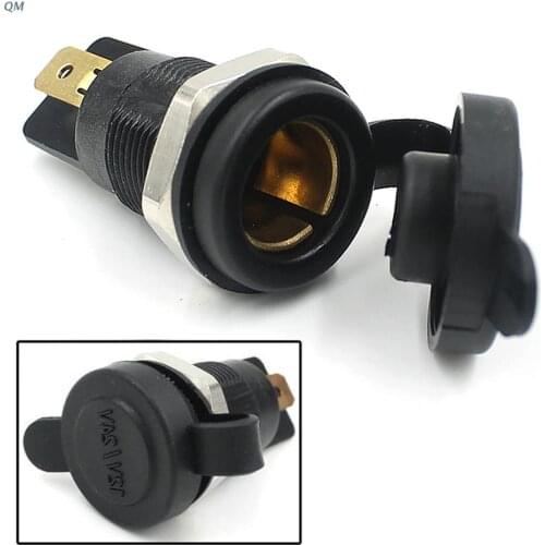 12V 300W Cigarette Lighter Power Socket Plug Outlet Car Motorcycle Motorbike 13MF