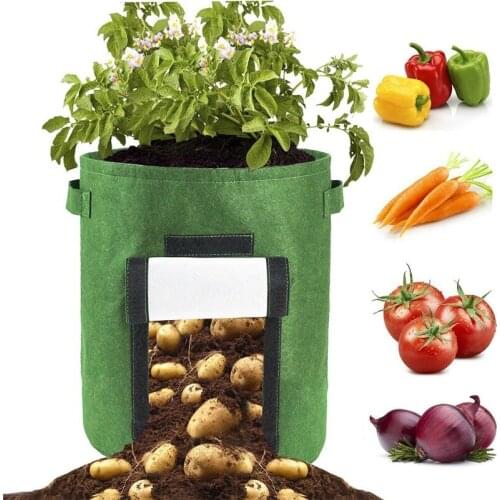 Plant Grow Bags Home Garden Potato Pot Greenhouse Vegetable Growing Bags Moisturizing Jardin Vertical Garden Bag Seedling