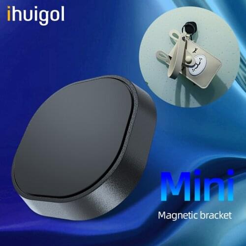 Ihuigol Universal Magnetic Holder For iPhone 11 Xiaomi Huawei Mini Iron Mobile Phone Stand Car Home Wall Office Support Bracket