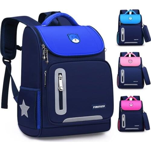 Waterproof Children School Bags Primary School Backpacks Boys Girls Kids Satchel Schoolbag Orthopedic Backpack Mochila Infantil