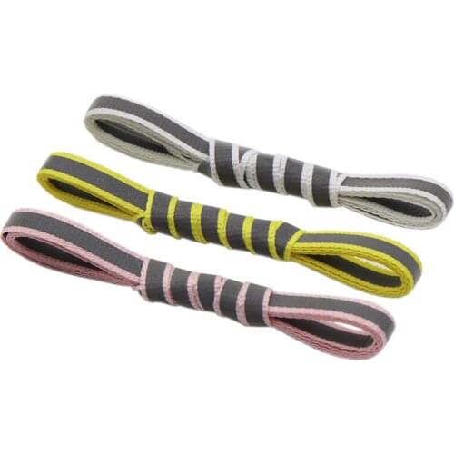 Weiou New 8mm Flat Classical 4M Reflective Shoelaces Couples Sports Sneakers Canvas Boots Shoe Laces Night Running Safety Laces