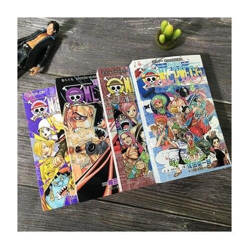 4 Books ONE PIECE Vol.88 89 90 91 Japan Youth Teens Adult Caricature Cartoon Manga Comic Book Simplified Chinese China Version