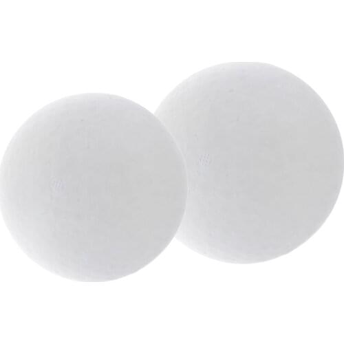 2 Pieces Polystyrene Styrofoam Plastic Foam Beads Ball DIY Crafts Handmade Decoration 150 & 200 mm
