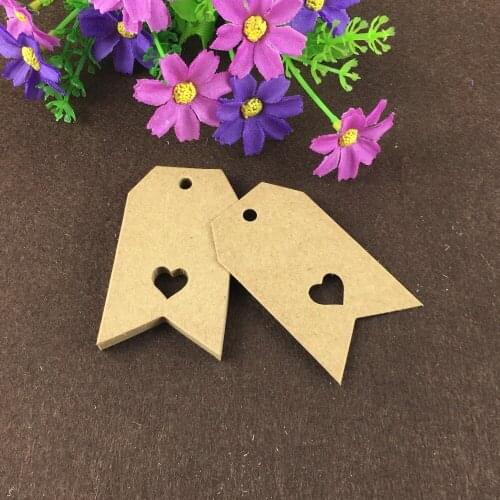 200PCS 7*4CM Price Tags Kraft Paper Gift Tags Packaging Labels DIY Paper Cards For Gift/Box/Jewelry/Cosmetics/Garment/Toys/Cups