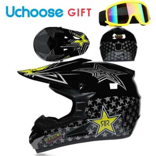 2021 Protective Motorcycle Helmets Moto Racing Motocross Off-road Motobike Helmet Casque Moto Capacete Moto Casco Cartoon Kids