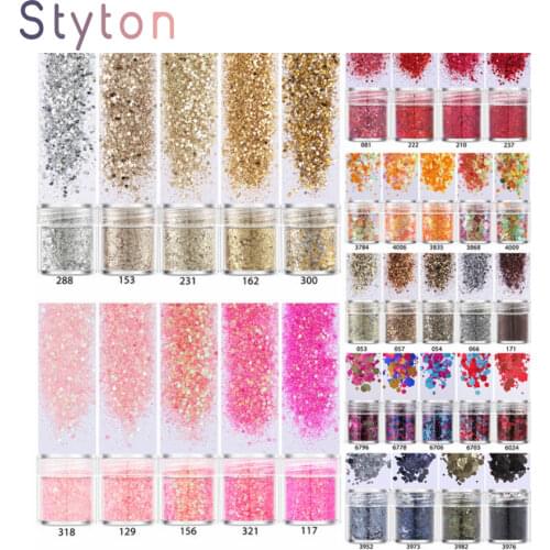 Nail Art Glitter 4/5 Boxes(10ml/Box) 3D Nail Art Glitter Nail Glitter Powder Sequins Powder For Nail Art Glitter Decorations