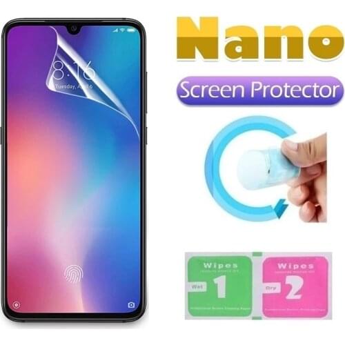 5PCS Explosion-Proof Nano Protective Film for Xiaomi Mi 9 8 SE Lite Mi Mix 2 2s Mi 10 Lite 8 9 Screen Protector Film