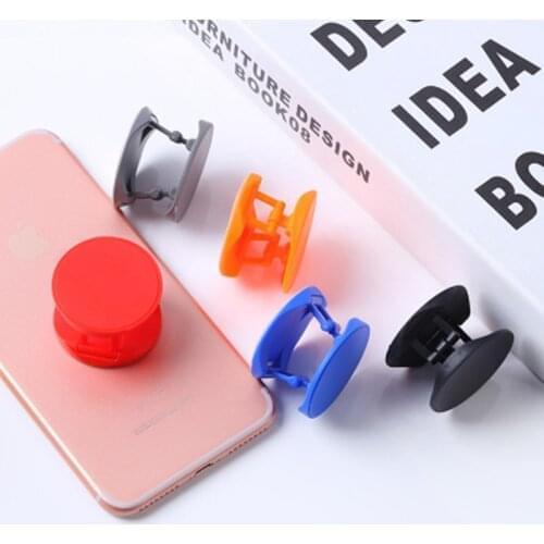 50pcs colorful Blank material Round mobile phone folding stretch bracket Phone Holder