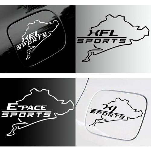 Car Vinyl Tank Cap Trunk Fashion Creative Decoration Sticker Decals For Jaguar XEL XFL E-PACE F-PACE I-PACE XJ Accessories