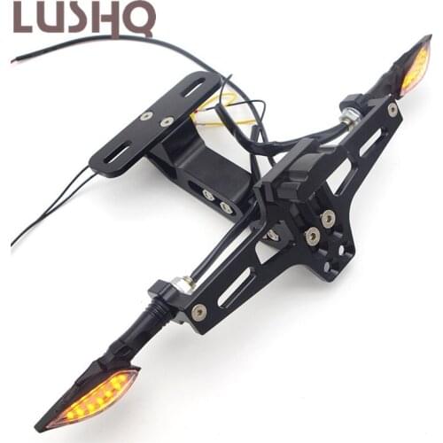 License Plate Holder Motorcycle Accessories For SUZUKI gsx 600f katana rmz 250 sv 650 dr 650 m50 gsx s750 m109r gsxf