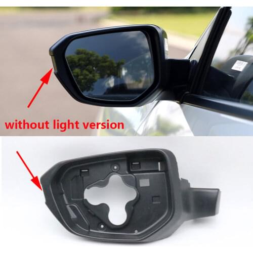 For Honda Civic 2016 2017 2018 2019 2020 Auto Wing Door Side Mirror Housing Shell Outside Rearview Frame Without Light Version