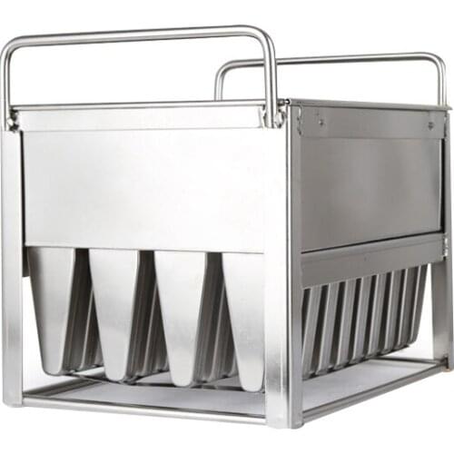 Commercial Market Popsicle Mold Watermelon Cup Ice Cream Shaper Dream Popsicle Mold Stainless Steel Ice Cream Rack With Stick