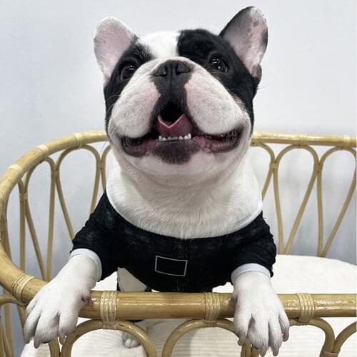 French Bulldog Cotton Cooling Lace Breathable Jumpsuit Pet Dog Clothes for Small Medium Dogs Clothing for Yorkies PC1547